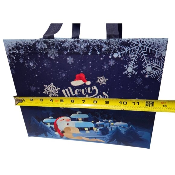 4 Pcs. Christmas-Themed 1 Large Gift Bag & 3 Plastic Cups Gift Set - NEW - Picture 14 of 16